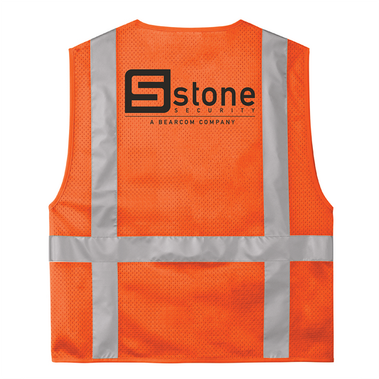 CornerStone ANSI 107 Class 2 Mesh Six-Pocket Zippered Vest